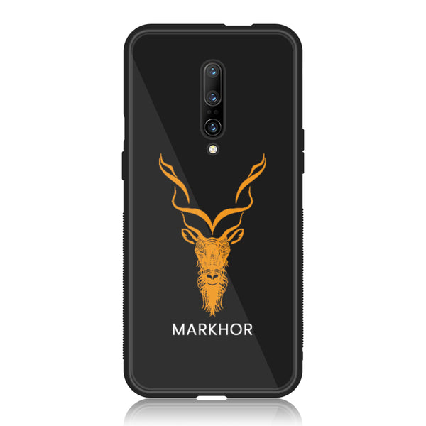 OnePlus 7 Pro - Markhor  Design 3 - Premium Printed Glass soft Bumper shock Proof Case CS-16122