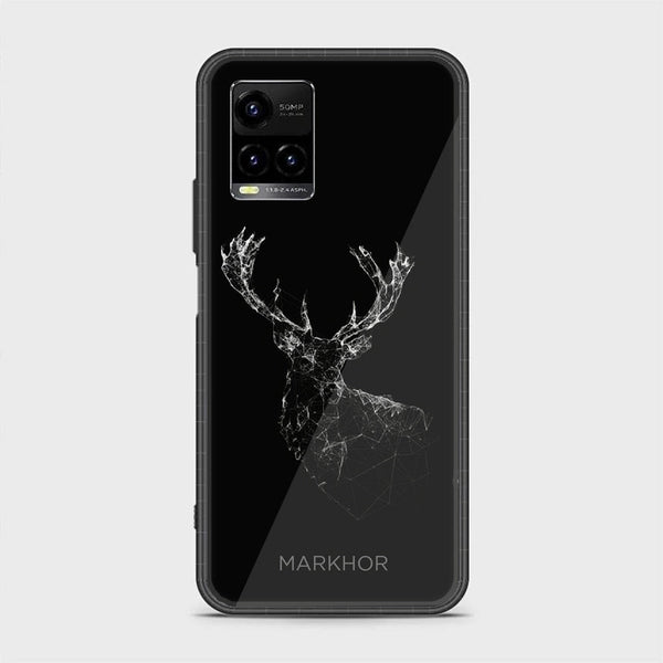 Vivo Y21 - Markhor Design 4 - Premium Printed Glass soft Bumper shock Proof Case CS-20975