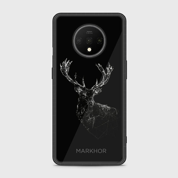 OnePlus 7T - Markhor  Design 4 - Premium Printed Glass soft Bumper shock Proof Case CS-20666