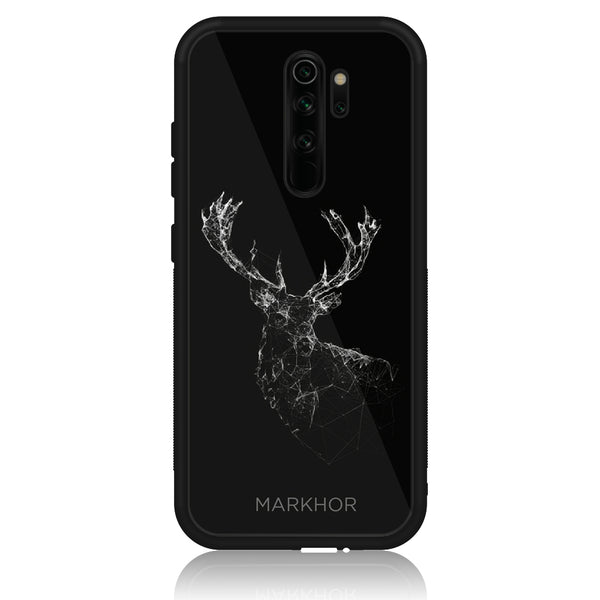 Xiaomi Redmi Note 8 Pro - Markhor  Design 4 - Premium Printed Glass soft Bumper shock Proof Case CS-20205