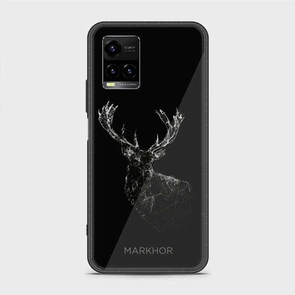 Vivo Y21 4G/ Y33s/ Y21s/ Y21A/ Y21T/Y33T- Markhor Design 4 - Premium Printed Glass soft Bumper shock Proof Case CS-7646 CS-7653 CS-30413 CS-33391
