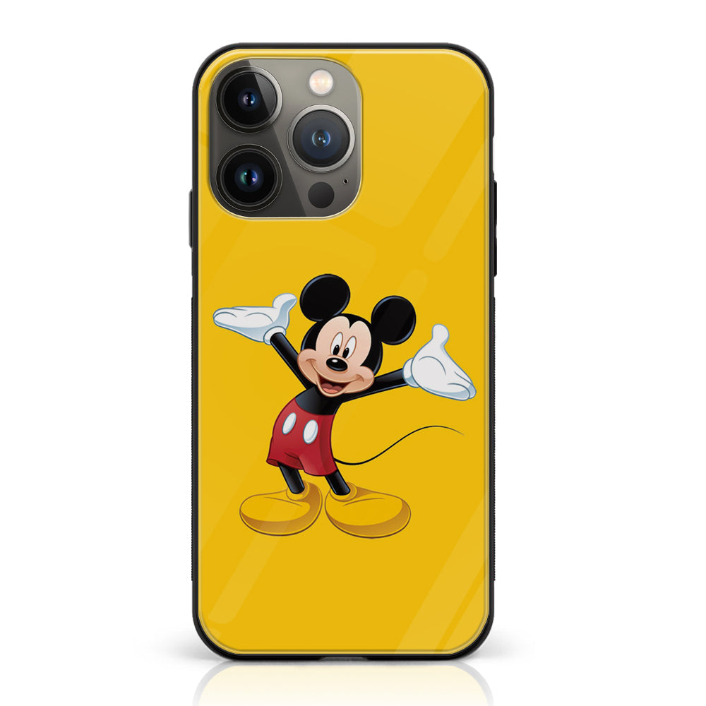 iPhone 14 Pro - Cartoon Series - Premium Printed Glass soft Bumper shock Proof Case