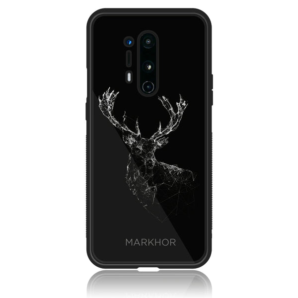 OnePlus 8 Pro - Markhor Design 4- Premium Printed Glass soft Bumper shock Proof Case CS-10748