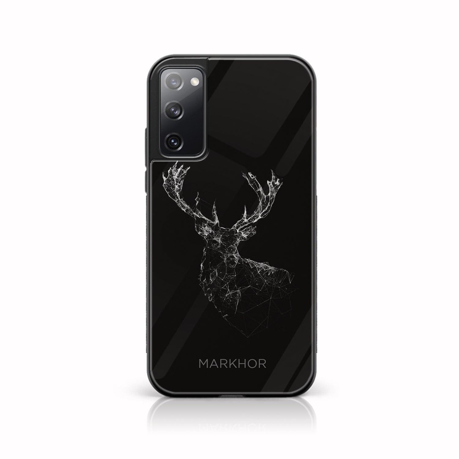 Galaxy S20 FE - Markhor Series - Premium Printed Glass soft Bumper shock Proof Case