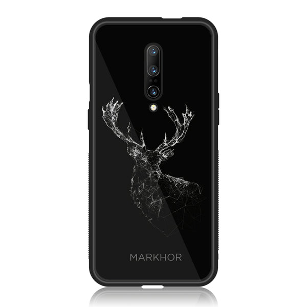 OnePlus 7 Pro - Markhor Design 4 - Premium Printed Glass soft Bumper shock Proof Case CS-17342 CS-17437