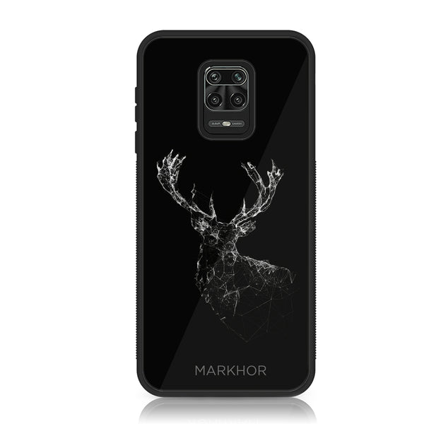 Xiaomi Redmi Note 9 Pro - Markhor  Design 4 - Premium Printed Glass soft Bumper shock Proof Case CS-28532