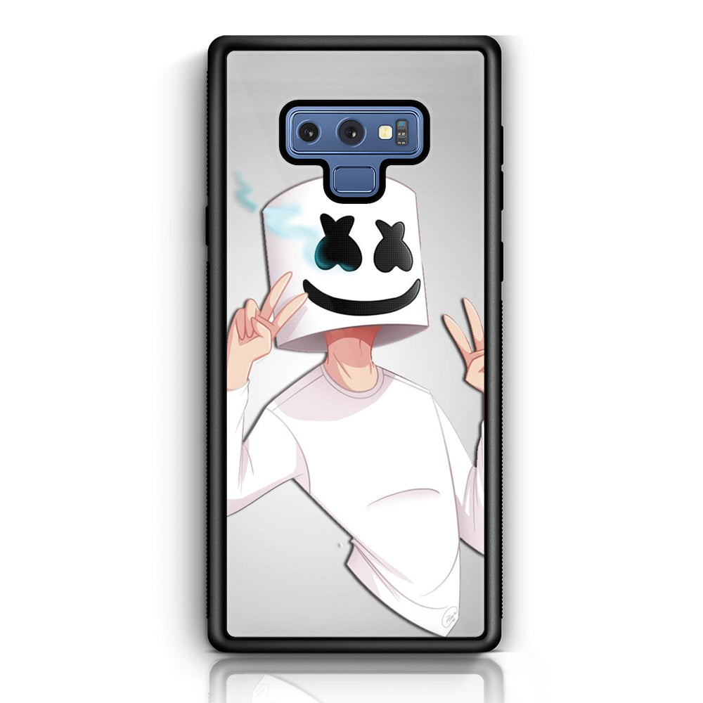Samsung Galaxy Note 9 Cartoon Series Premium Printed Glass soft Bumper shock Proof Case