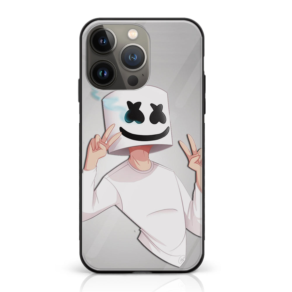 iPhone 14 Pro - Cartoon Series - Premium Printed Glass soft Bumper shock Proof Case