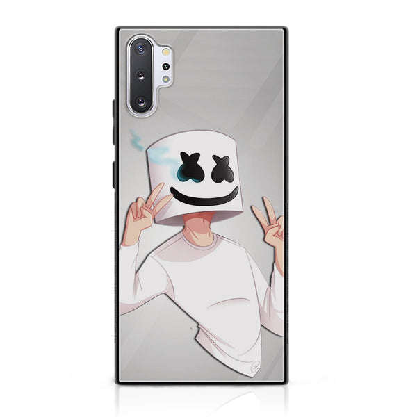 Samsung Galaxy Note 10 Plus/Note 10 Pro Cartoon Design 6 Premium Printed Glass soft Bumper shock Proof Case CS-28528