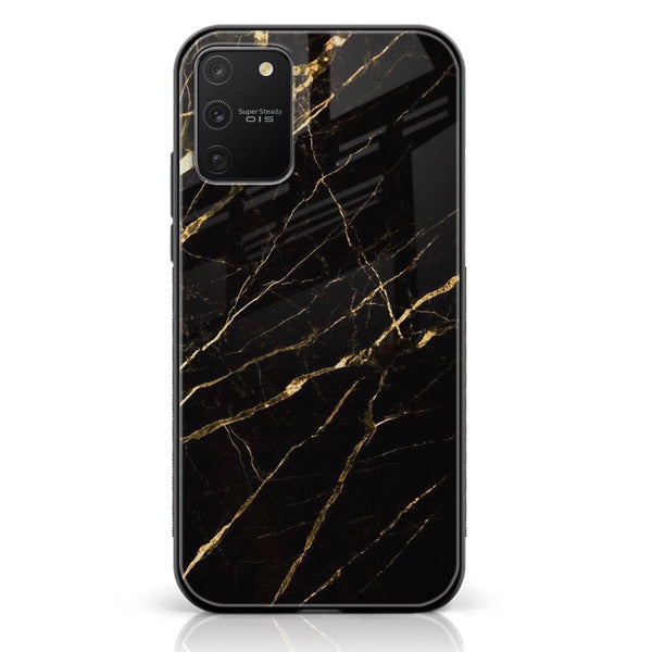 Galaxy S10 Lite - Black Marble Design 7 - Premium Printed Glass soft Bumper shock Proof Case CS-20958