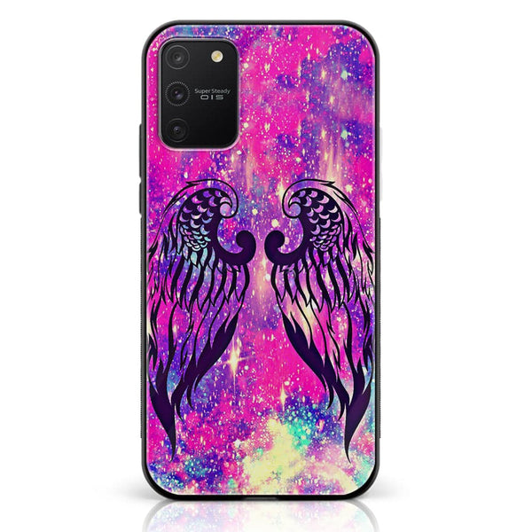 Galaxy S10 Lite - Angel Wings Design 9- Premium Printed Glass soft Bumper shock Proof Case CS-12098