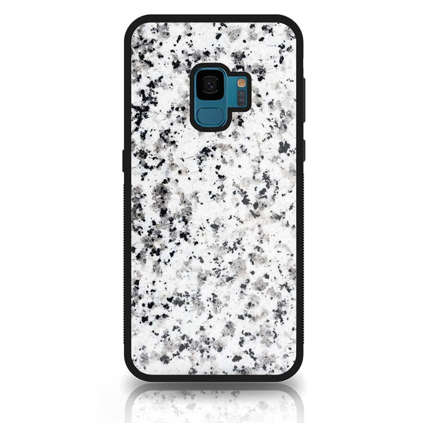 Galaxy S9 - White Marble Design 9 - Premium Printed Glass soft Bumper shock Proof Case CS-34025