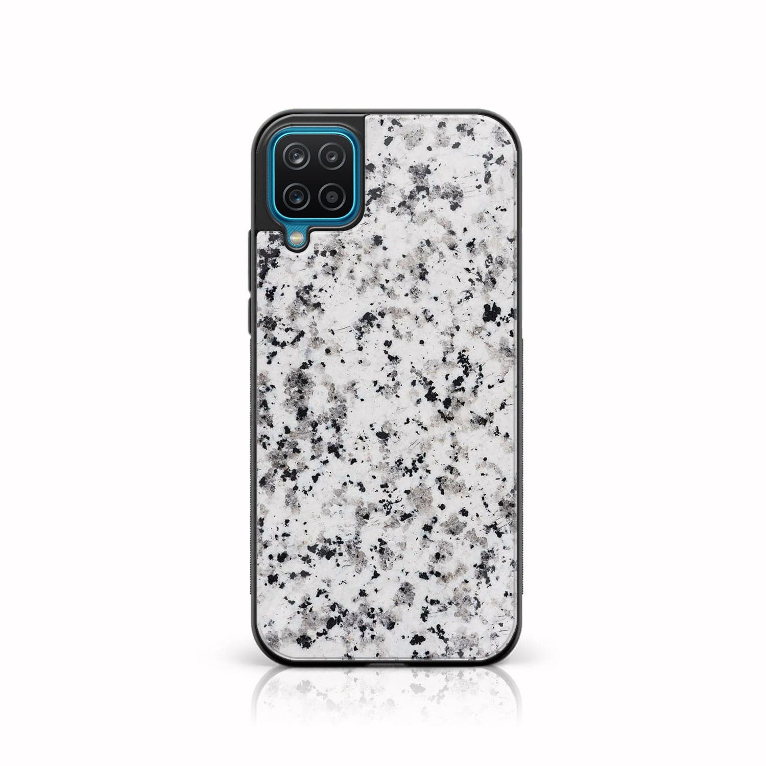 Samsung Galaxy A42 5G - White Marble Series - Premium Printed Glass soft Bumper shock Proof Case