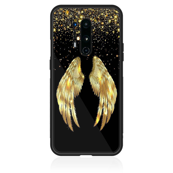 OnePlus 8 Pro - Angel Wings Design 1- Premium Metal Printed soft Bumper Shock Proof Case CS-10755