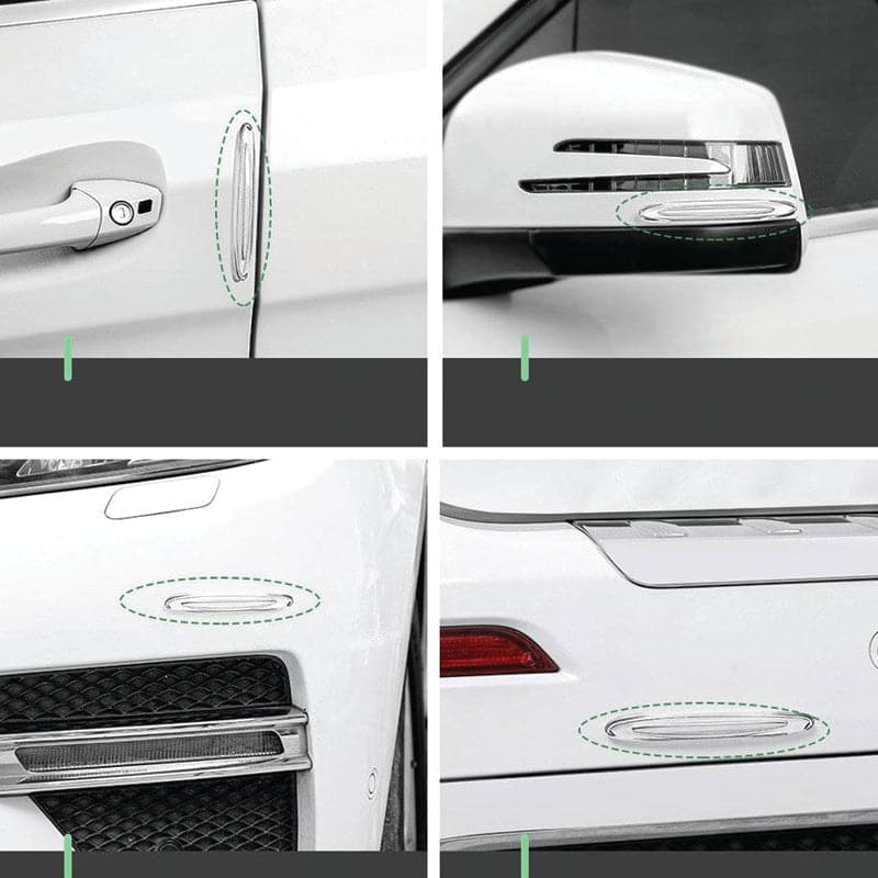 Baseus Airbag Bumper Strip for car door 4 pcs Transparent (CRFZT-A02)