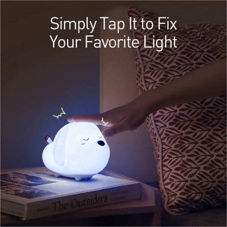 Baseus Rechargeable Night Light Touch Sensor Side Lamps Cat & Dog Styles