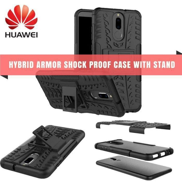 Hybrid Armor Shock Proof Case With Stand For Huawei