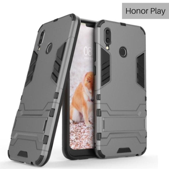 Hybrid Tpu+Pc Iron Man Armor Shield Case For Huawei Honor Play