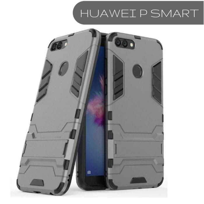 Hybrid Tpu+Pc Iron Man Armor Shield Case For Huawei P Smart