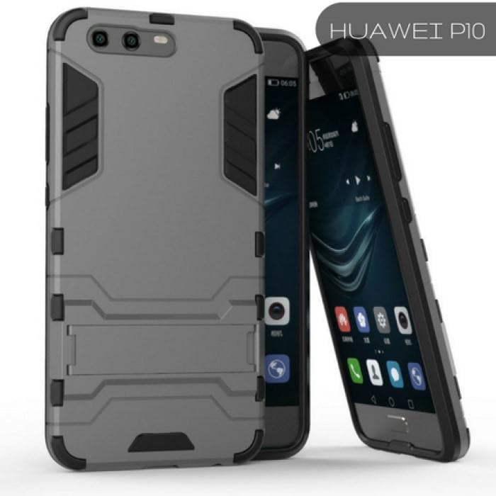 Hybrid Tpu+Pc Iron Man Armor Shield Case For Huawei P10
