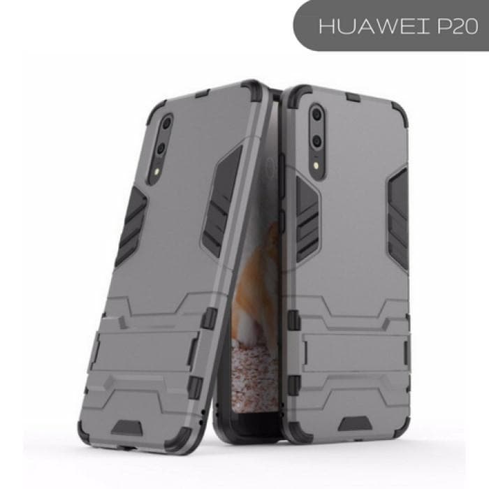 Hybrid Tpu+Pc Iron Man Armor Shield Case For Huawei P20