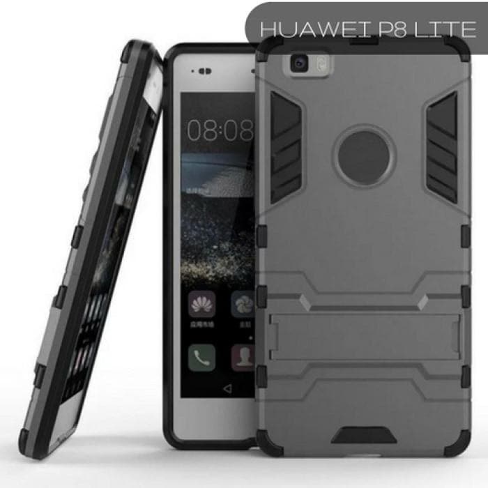 Hybrid Tpu+Pc Iron Man Armor Shield Case For Huawei P8 Lite