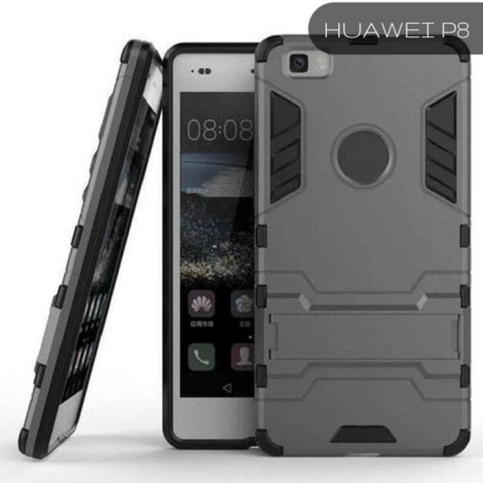 Hybrid Tpu+Pc Iron Man Armor Shield Case For Huawei P8