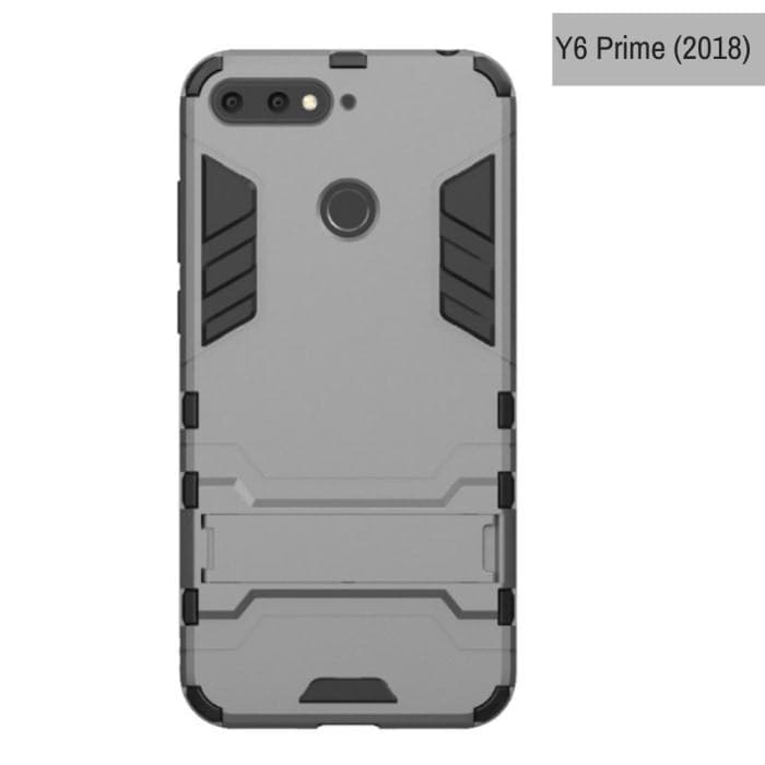 Hybrid Tpu+Pc Iron Man Armor Shield Case For Huawei Y6 Prime (2018)/enjoy 7A