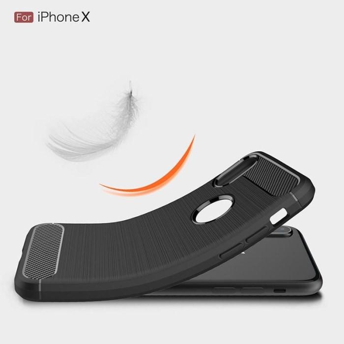 Iphone X/xs Carbon Wire-Drawing Case