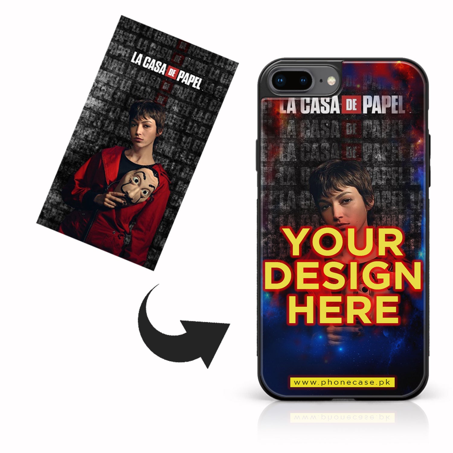 iPhone 7 Plus - Customize your own - Premium Printed Glass Case