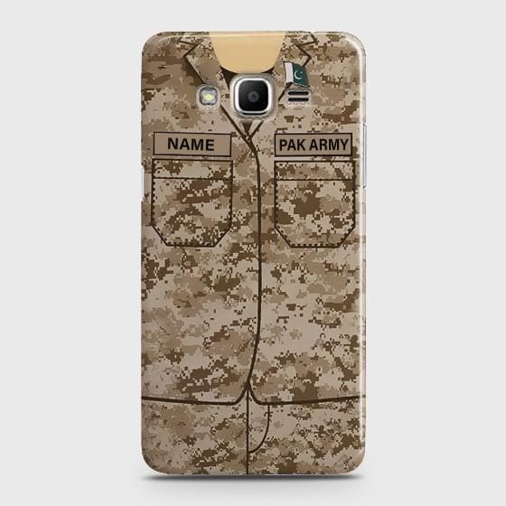 Samsung Galaxy j5 2015 Army shirt with Custom Name Case