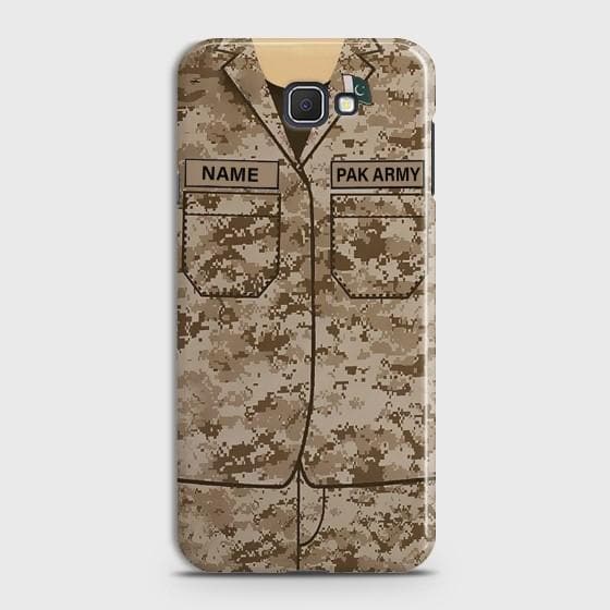 Samsung Galaxy j5 Prime Army shirt with Custom Name Case