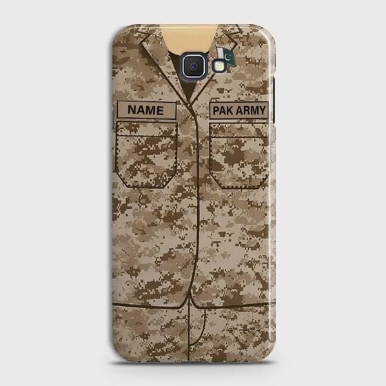 Samsung Galaxy j7 Prime Army shirt with Custom Name Case