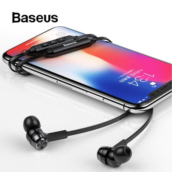 Baseus S06 Neckband Bluetooth Earphone Wireless earphones with HD Mic