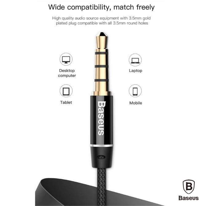 Baseus H06 3.5 mm 6D Microphoe Stereo In-ear Earphone Wired Headphones