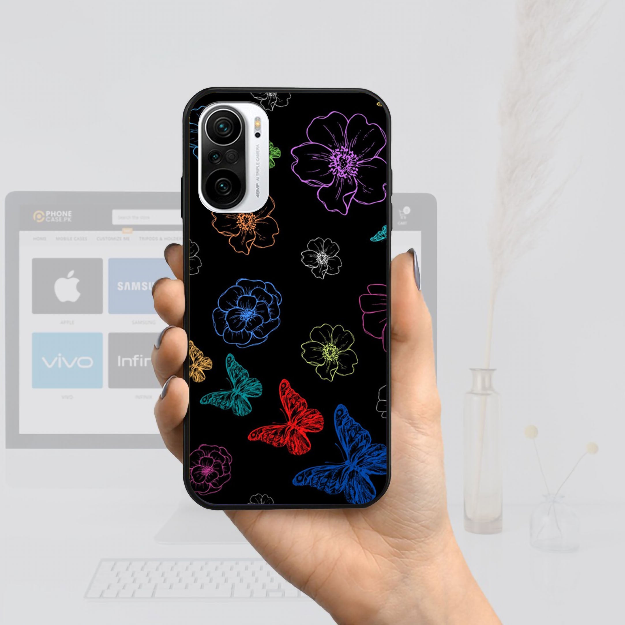 Flowers  Series - HQ Ultra Shine Premium Metal Phone Case All Models