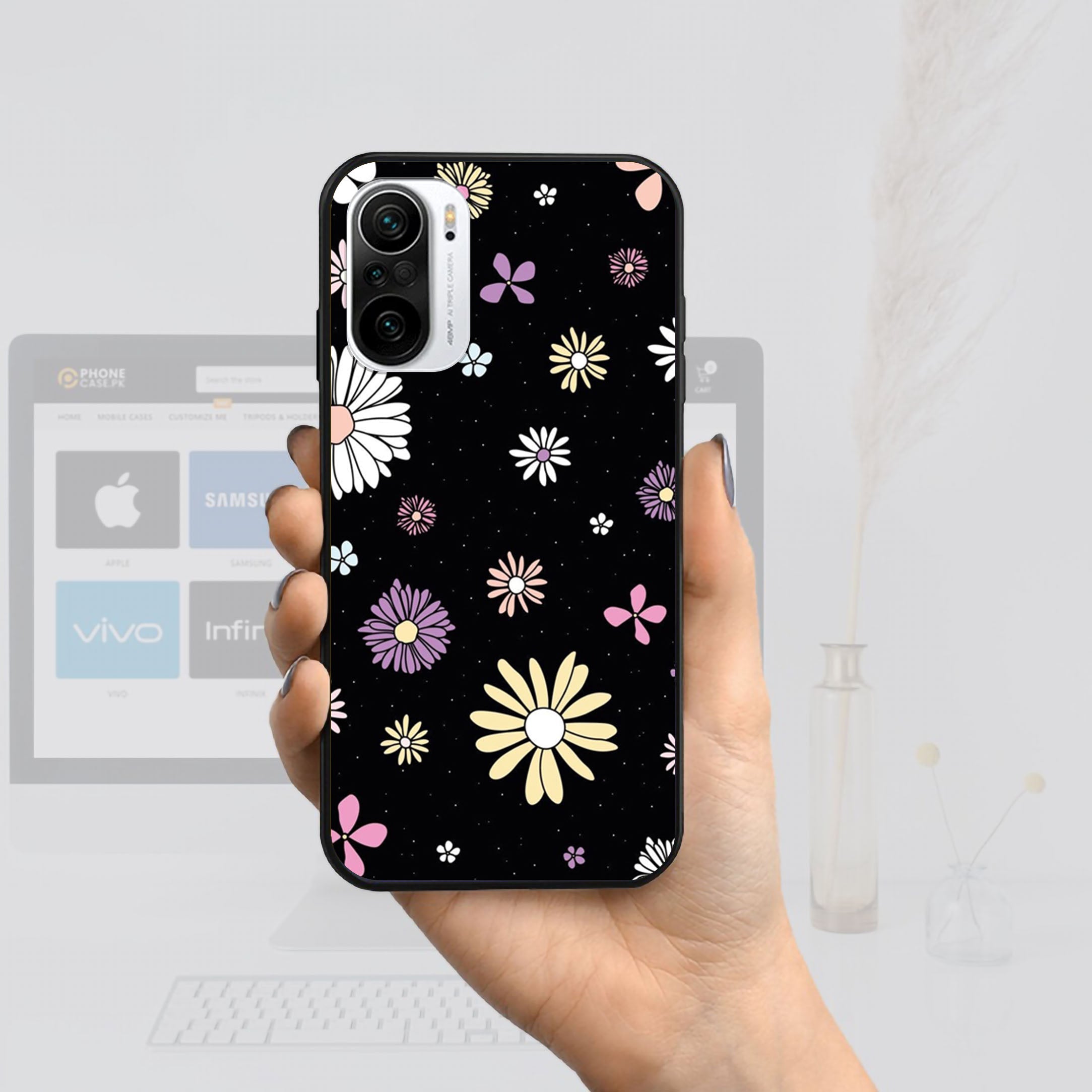 Flowers  Series - HQ Ultra Shine Premium Metal Phone Case All Models