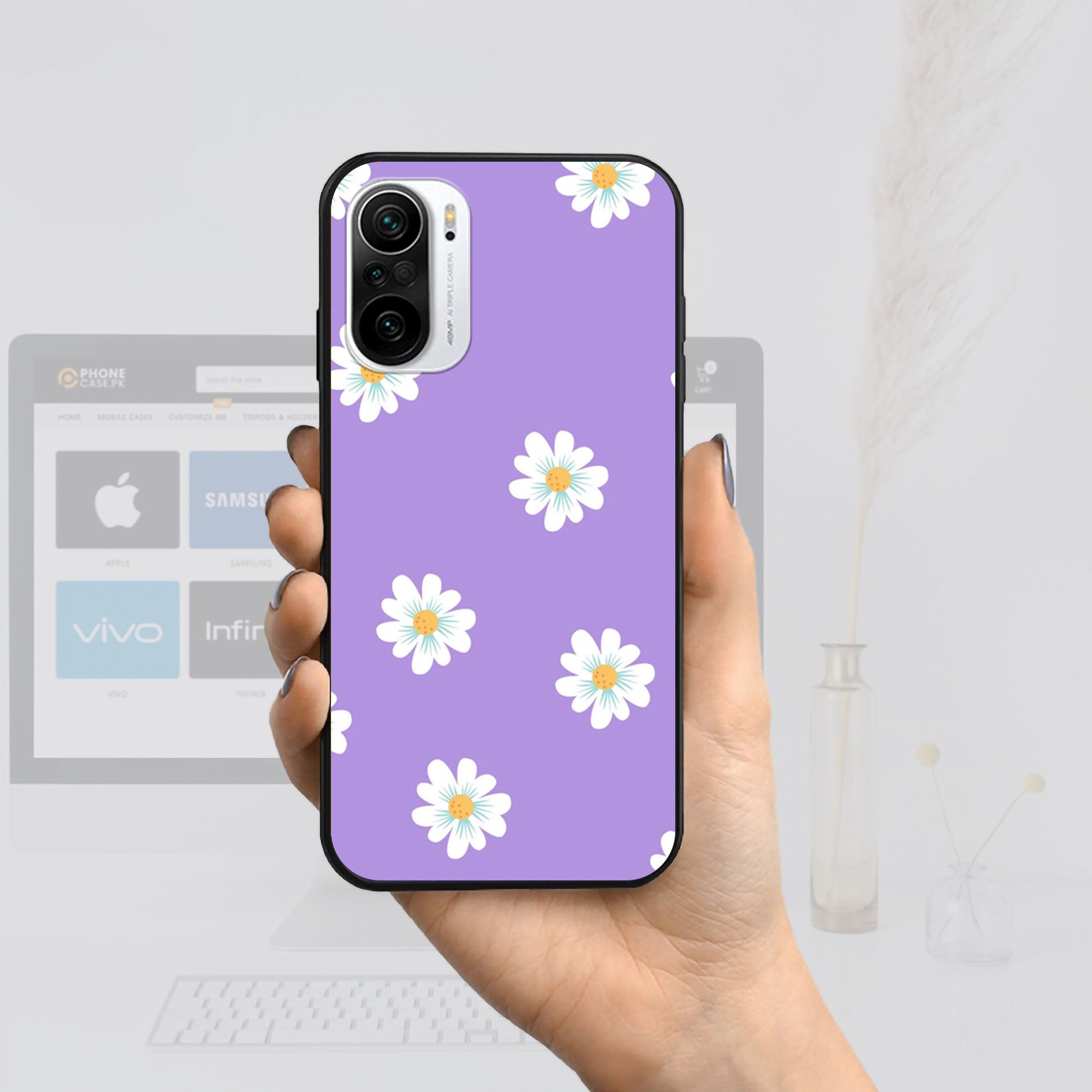 Flowers  Series - HQ Ultra Shine Premium Metal Phone Case All Models