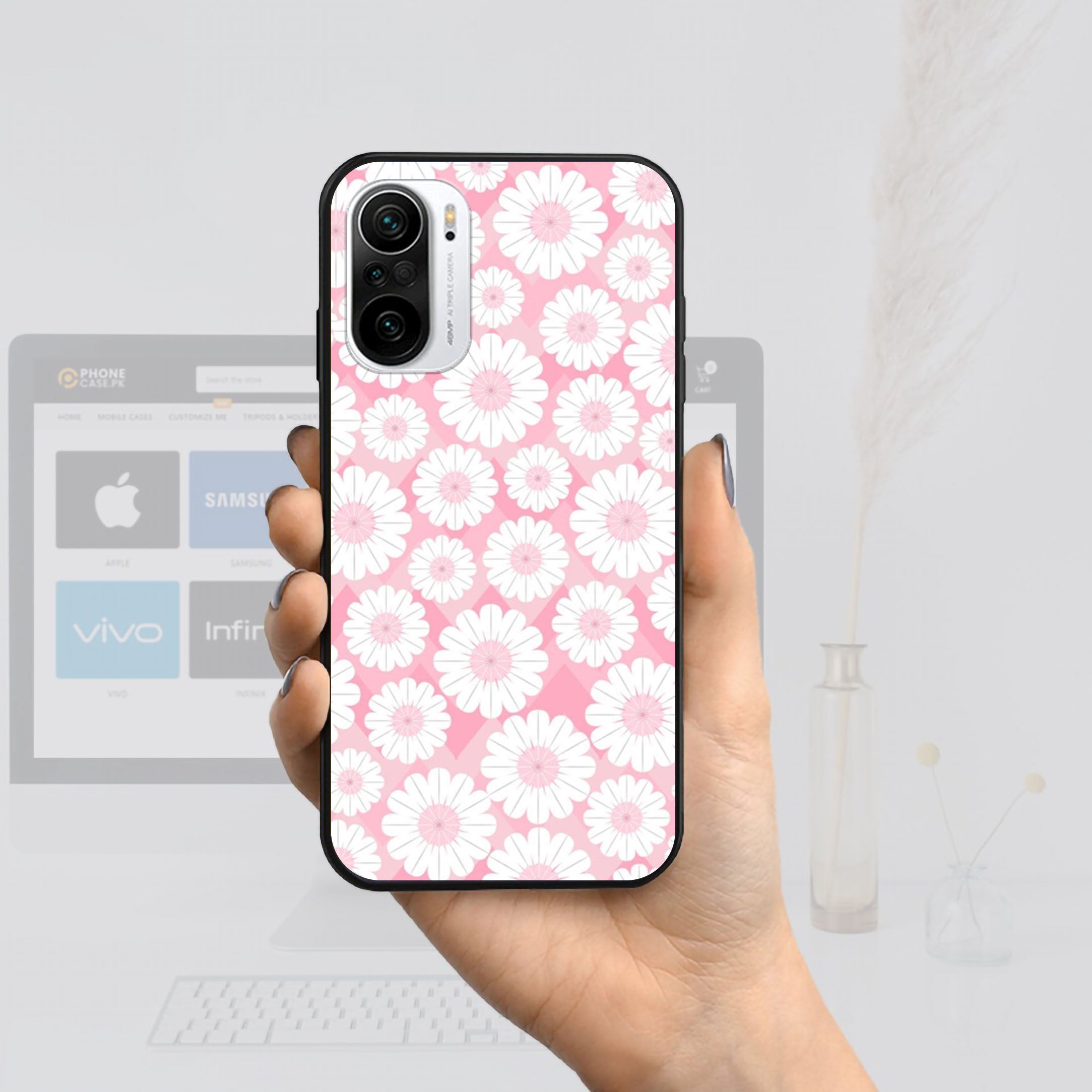 Flowers  Series - HQ Ultra Shine Premium Metal Phone Case All Models