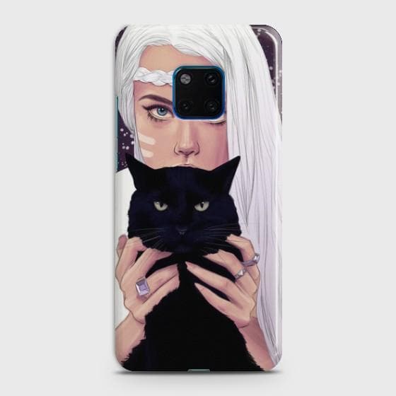 Huawei Mate 20 Pro Wild Black Cat Phone Case