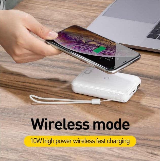 Baseus Quick Charge 3.0 Wireless Power Bank PD 10,000mAh Qi Mini S Bracket Wireless Charger Powerbank