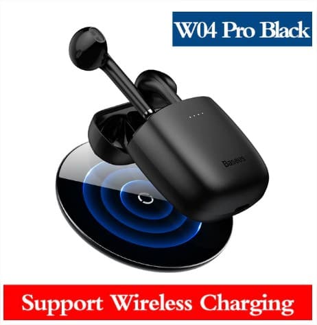 Baseus W04 Pro TWS Wireless Bluetooth Earphone Headphone 5.0 In Ear True Wireless