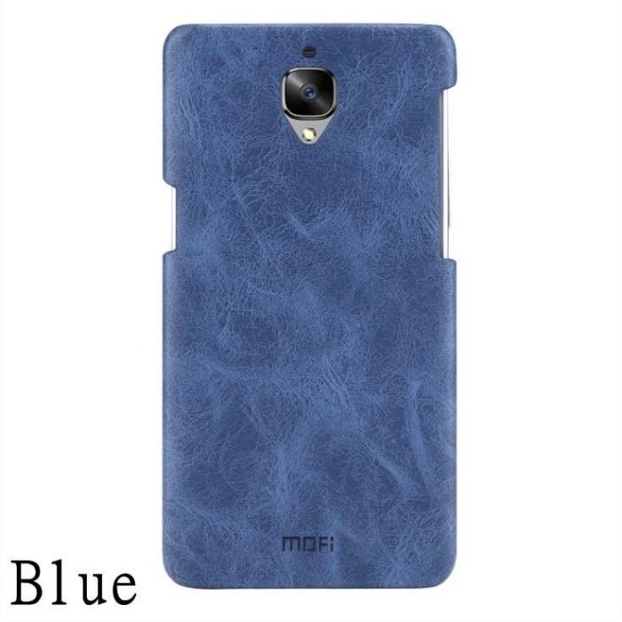 Mofi Original Oneplus 3/3T Leather Pu Soft Feel Oneplus / Blue