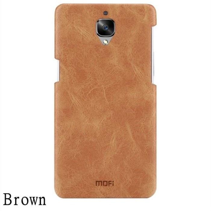 Mofi Original Oneplus 3/3T Leather Pu Soft Feel Oneplus / Brown