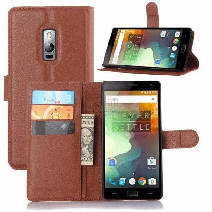 New Luxury Wallet Pu Leather Flip Cover For Oneplus