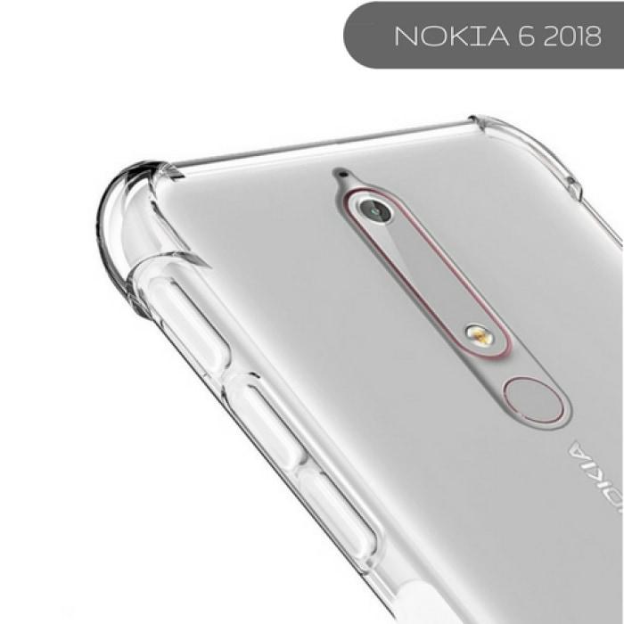 Nokia 100% Transparent Anti-Knock Air Drop Shock Proof Case 6 (2018)