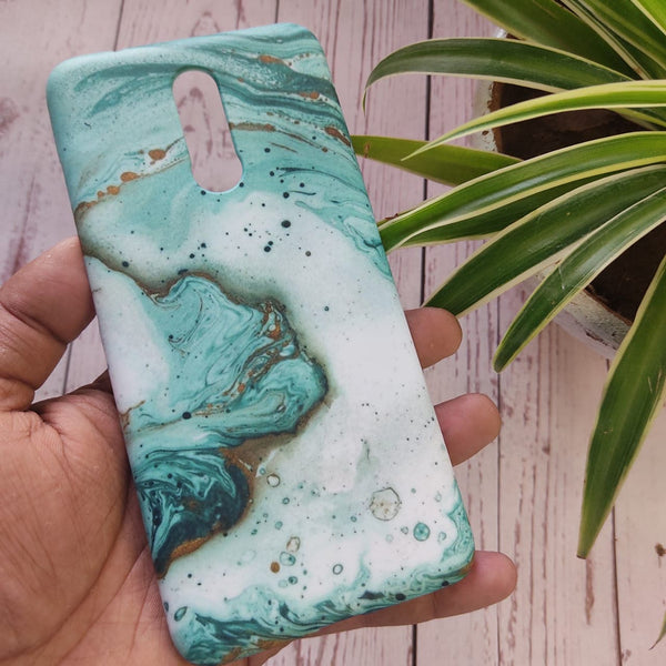 NOKIA 3.2 Aqua Blue MarbleCustomized Case - C-080