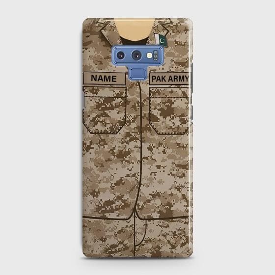 Samsung Galaxy Note 9 Army shirt with Custom Name Case