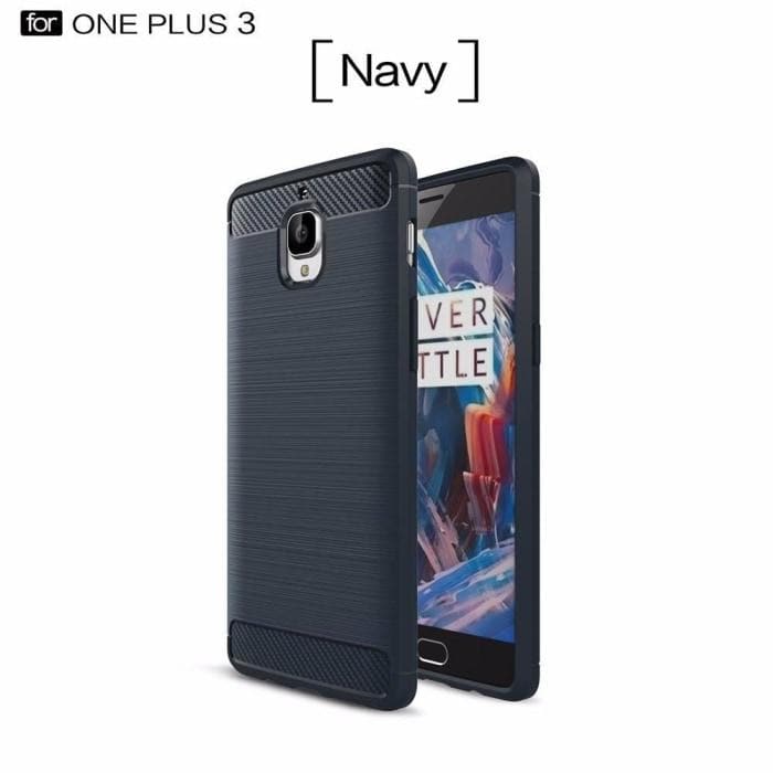 Oneplus 3/3T Wire Drawing Anti Shock Anti-Knock Cover Oneplus / Blue(Navy)