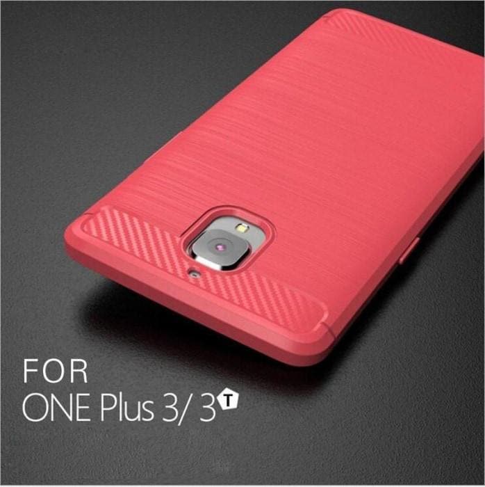 Oneplus 3/3T Wire Drawing Anti Shock Anti-Knock Cover Oneplus / Red